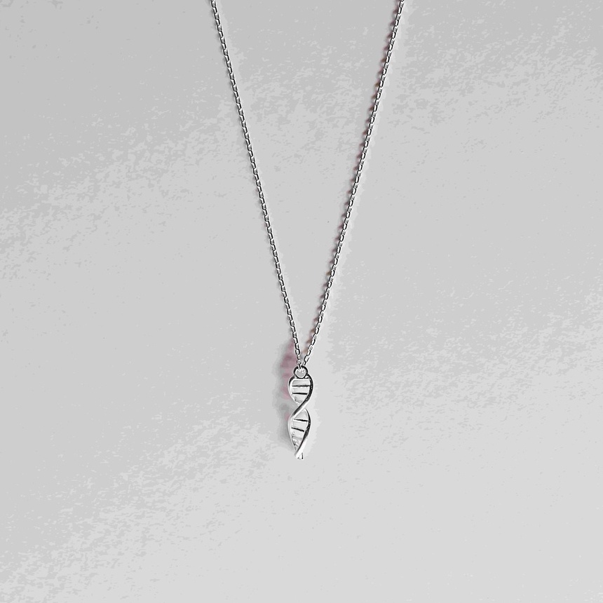 [BẠC 925] Dây Chuyền Nữ SHIMMER SILVER OUTLET 67 Mặt Hình ADN Độc Lạ