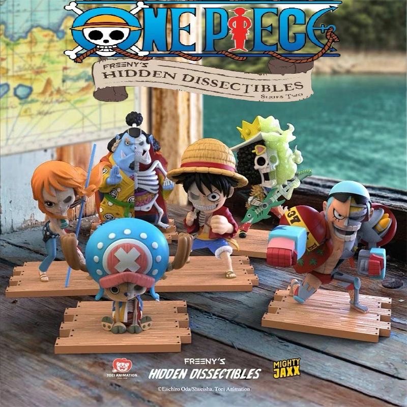 Búp Bê Mighty Jaxx One Piece Jason Freeny 'S Hidden Dissectibles Two Hộp Quà Tặng Cho Bạn Bè