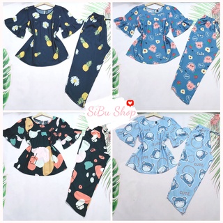 Đồ bộ TOLE lanh tay lỡ chất đẹp, Đồ bộ mặc nhà nữ dễ thương