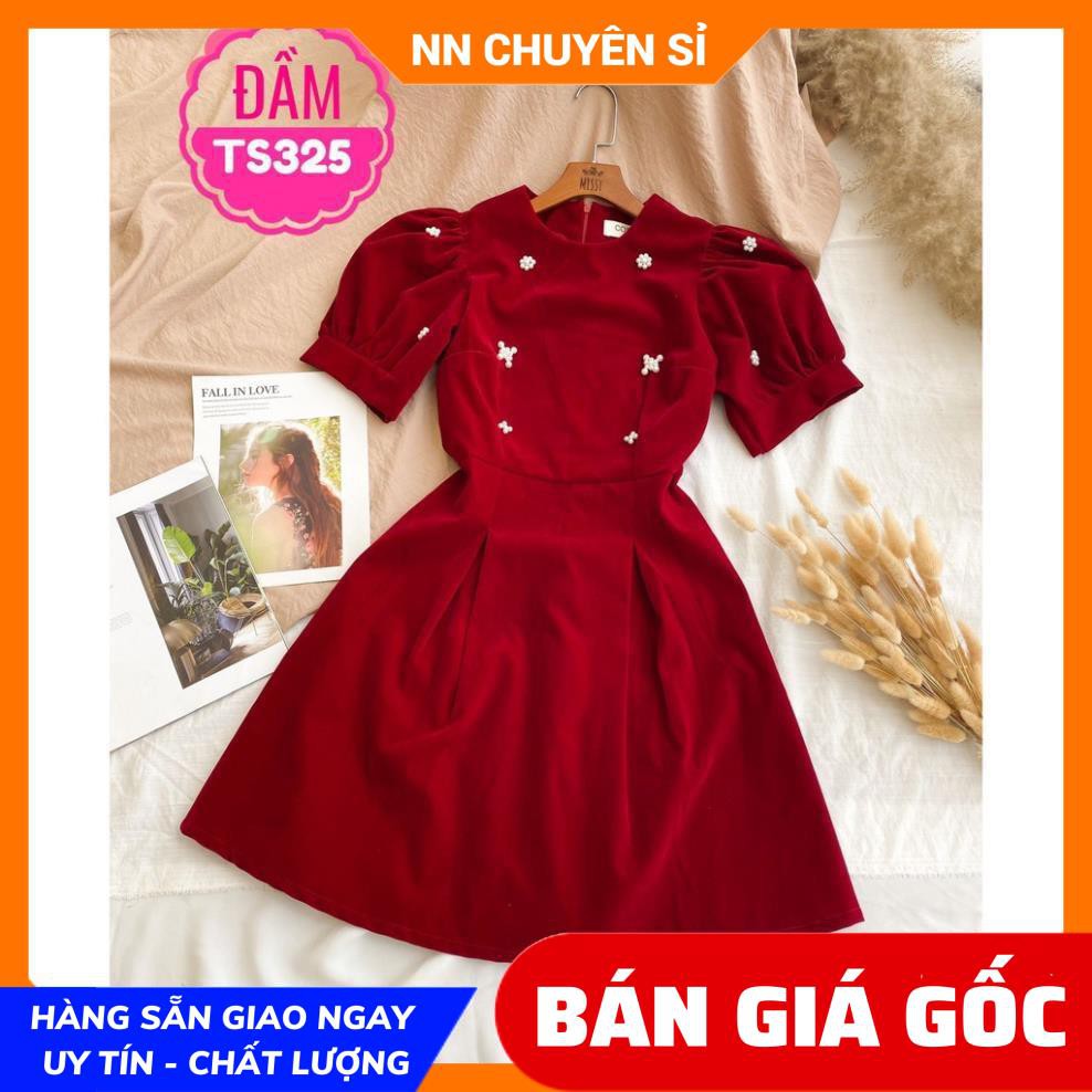 ĐẦM TAY BÚP PHỐI CƯỜM XINH XẮN TS325 ❤100% ẢNH THẬT❤HÀNG ĐẸP