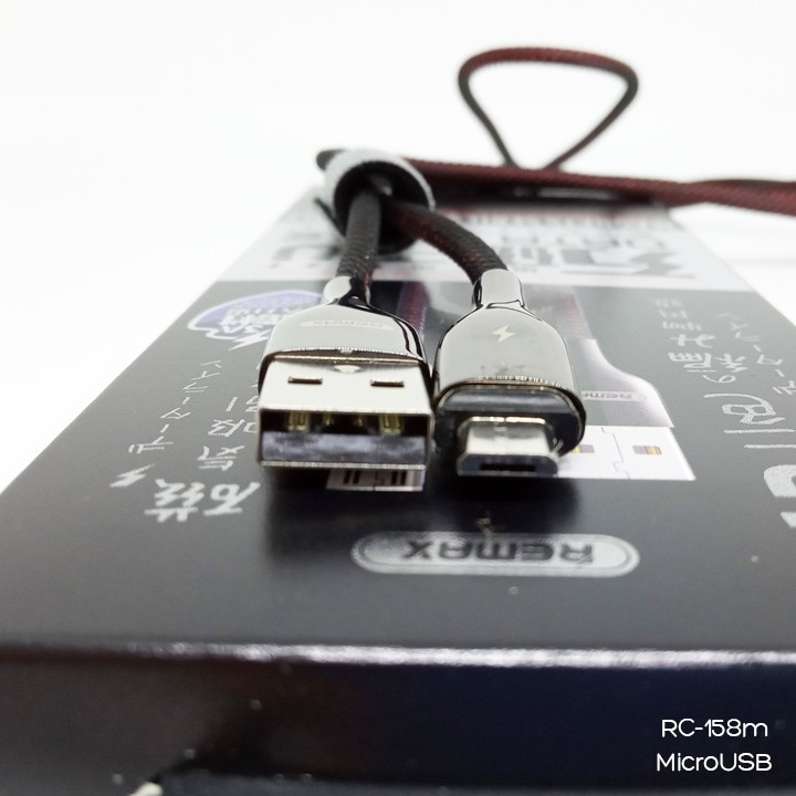 Cáp Sạc Nhanh MICRO USB Remax RC-158M Đầu Nam Châm Hít Dài 1M Cho Android - BH 1 Năm - Hưng Long PC