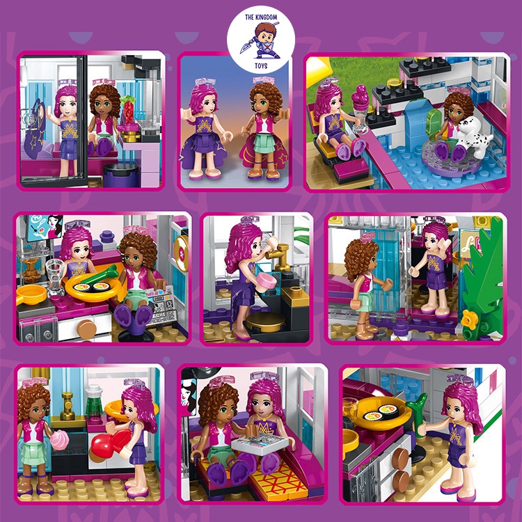 Đồ Chơi Lắp Ráp Mô Hình Ngôi Nhà Biệt Thự Ngôi Sao Livi Và Andrea Đồ Chơi Bé Gái 3008