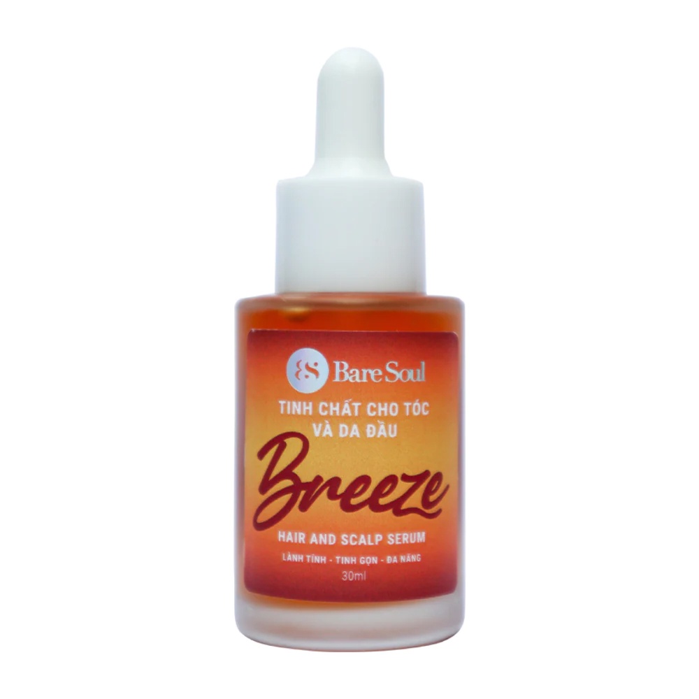 Tinh Chất Baresoul Nuôi Dưỡng Tóc Bóng Mượt Và Da Đầu Khoẻ Mạnh Breeze Hair &amp; Scalp Serum 30ml