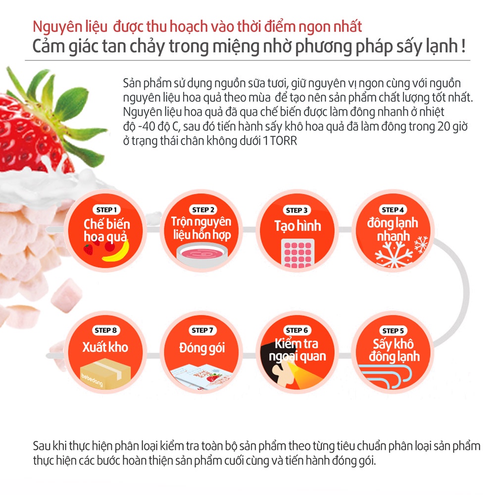 Sữa chua khô hoa quả sấy lạnh Yomit nhập khẩu Hàn Quốc ALADDINVINA