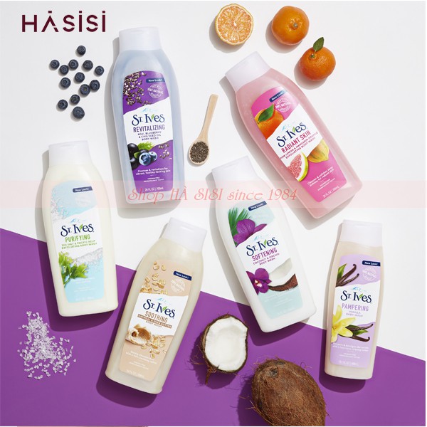 Sữa Tắm Chiết Xuất Từ Thiên Nhiên STIVES BODY WASH 650ml | BigBuy360 - bigbuy360.vn
