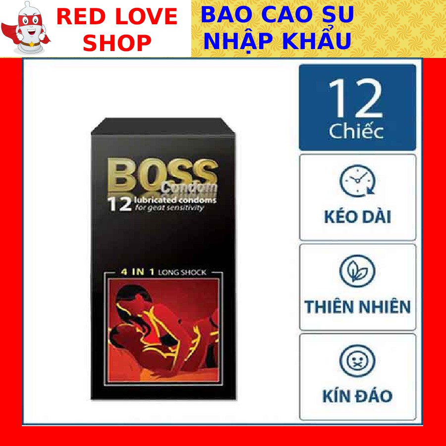 Bao cao su Boss kéo dài thời gian GÂN GAI ✅ MALAYSIA