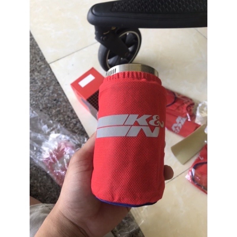 Lọc gió trụ bánh ú,lọc trụ 1280K&amp;N cực chất gắn các loại xe