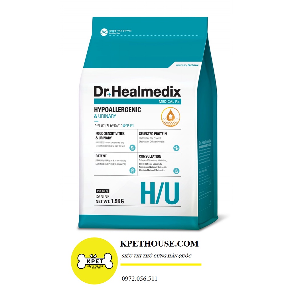 Thùng thức ăn chó Dr.Healmedix Hypoallergenic & Urinary thumbnail