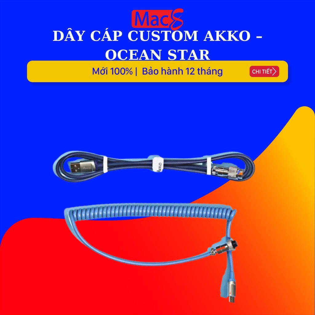 Dây cáp custom AKKO – Ocean Star