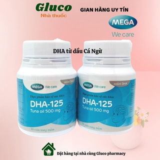 Dha cho bé 125mg dầu cá ngừ phát triển trí não từ 2 tuổi glu3201