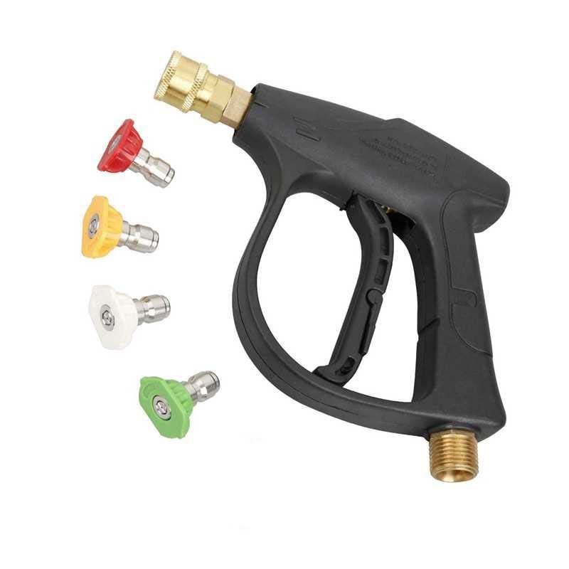 Đầu nối nhanh - Khớp nối nhanh béc súng xịt của máy rửa xe - Đầu cái nối nhanh 1/4 - Ren nối súng 14mm