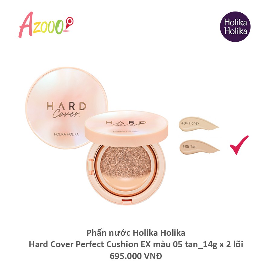 Phấn Nước Holika Holika Hard Cover Perfect Cushion EX 14g x 2 lõi | BigBuy360 - bigbuy360.vn
