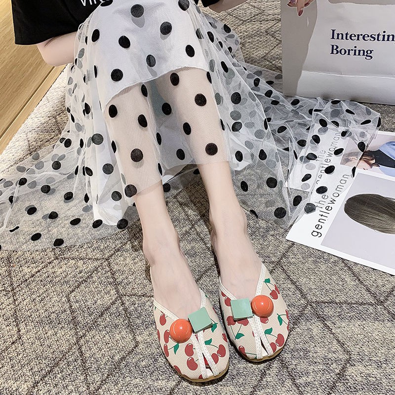 Dép sục ulzzang in hình hoa quả cute