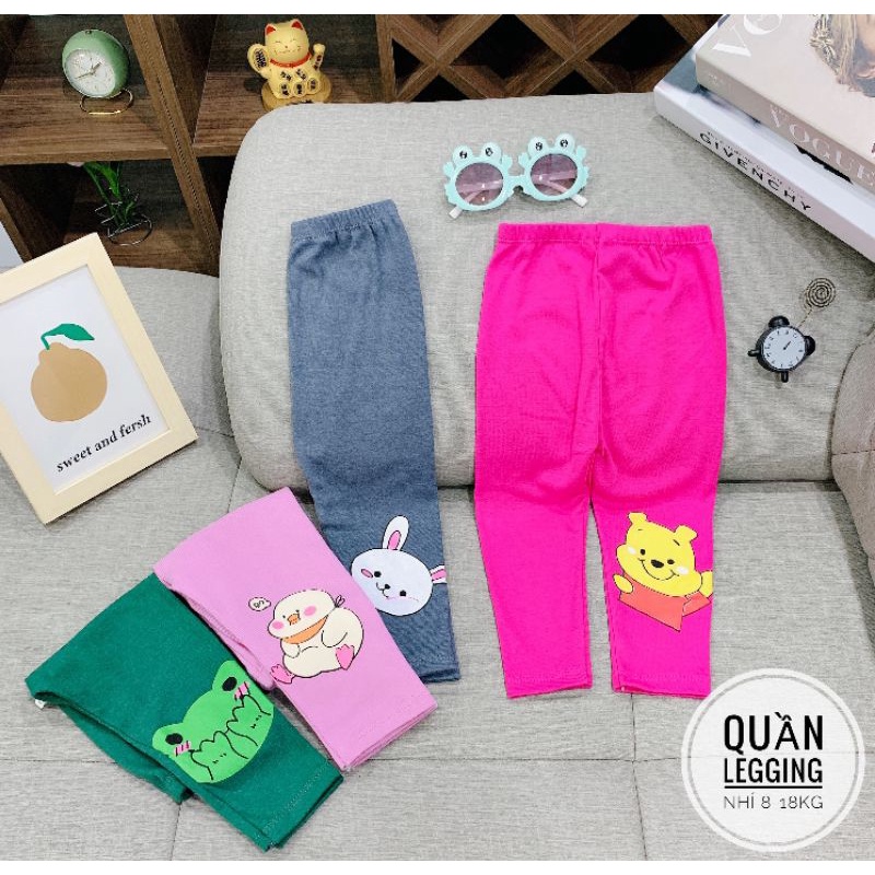 Quần dài legging len tăm cho bé gái