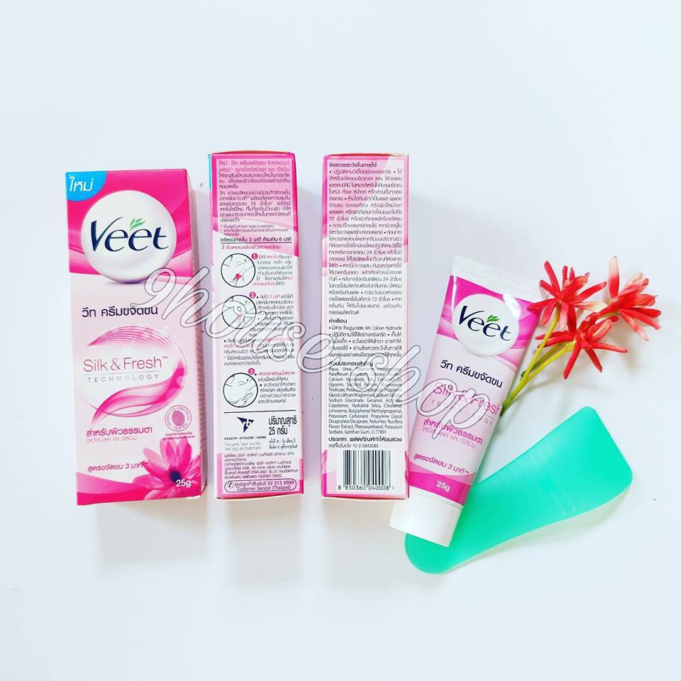 Kem Tẩy Lông Veet Làm Trắng Da Tự Nhiên Thái Lan 25g