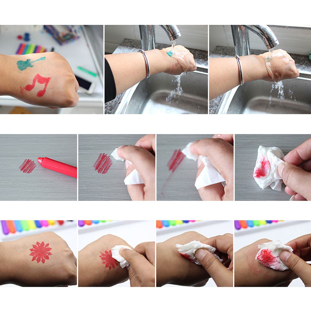 Bút màu vẽ mặt/cơ thể an toàn có thể rửa sạch | BigBuy360 - bigbuy360.vn