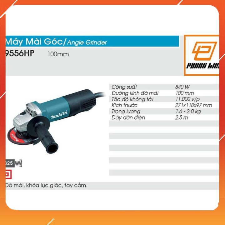 máy mài góc-máy cắt cầm tay Makita 9556