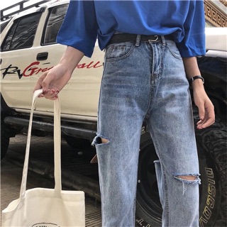 Quần Jeans Rách hông