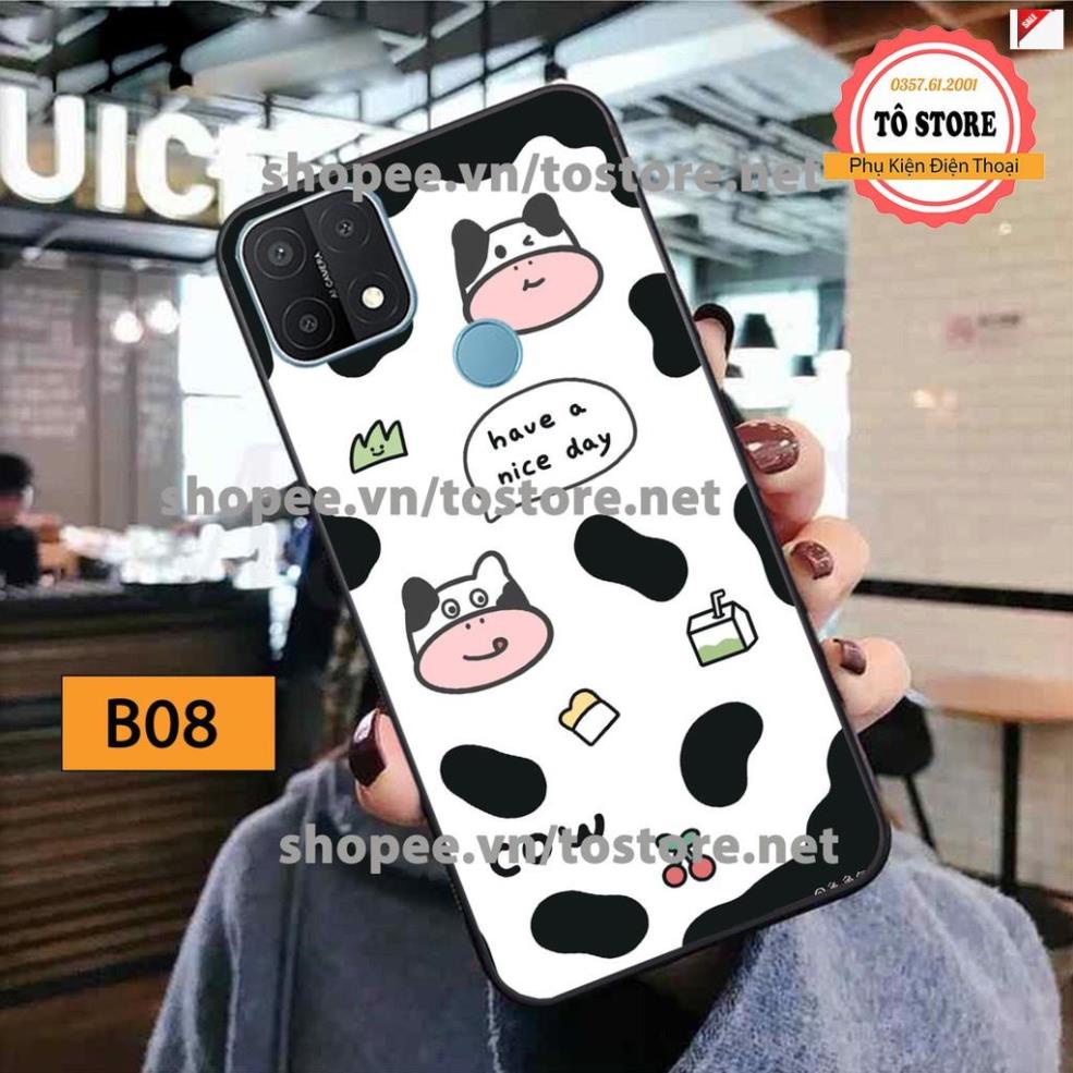 (sale 40%) Ốp lưng Oppo A15 / A15S - Ốp lưng điện thoại Oppo cao cấp, in hình bò sữa ngộ nghĩnh đáng yêu, cá tính