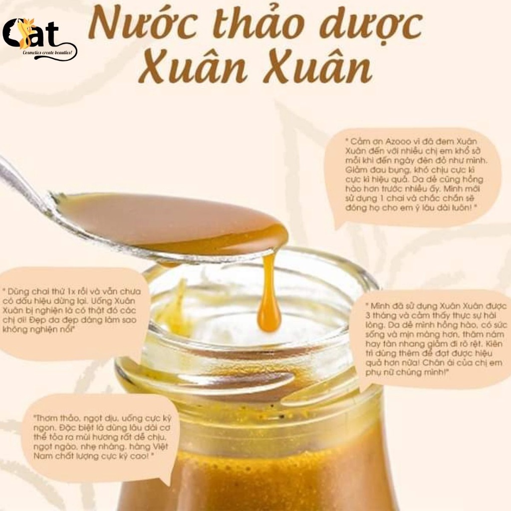 Nước Thảo Dược Xuân Xuân Tăng Cường Nội Tiết Nữ