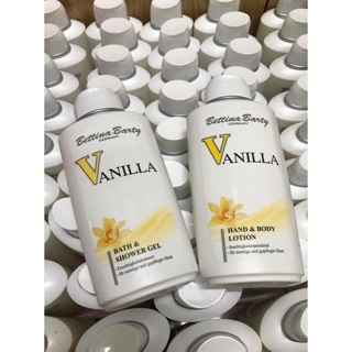 SỮA TẮM VÀ DƯỠNG THỂ BETTINA BARTY HƯƠNG VANILLA TÍCH HỢP NƯỚC HOA 500ml