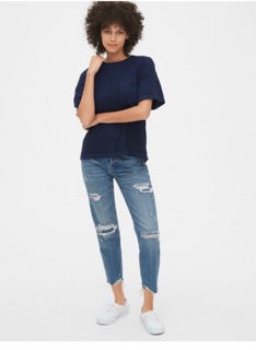 Áo thun croptop GAP xuất xịn