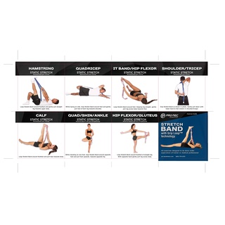 Dây kháng lực giãn cơ - ProTec Athletics Stretch Bands