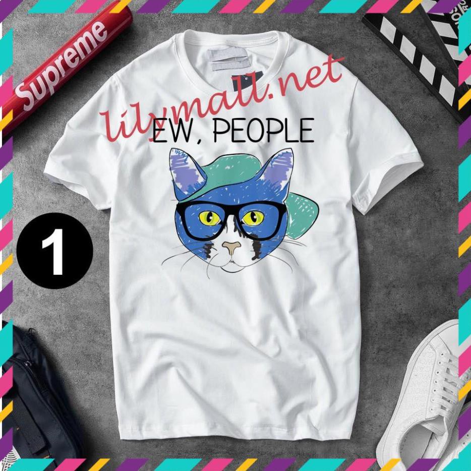 RẺ VÔ ĐỊCH- Áo thun - Unisex - Mèo - Hình Mèo - Cat - Meow - Cặp đôi - Dễ thương - Cute - Áo thun Cặp 016