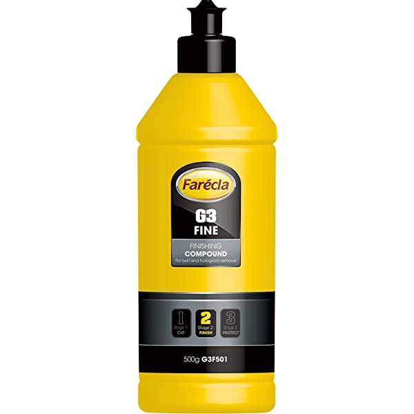 Sáp đánh bóng Epoxy hoàn thiện 3 bước Farecla, Xi đánh bóng 3 bước chai 1L