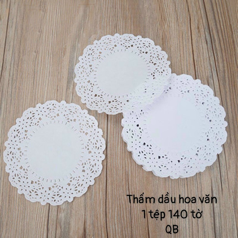 [GIẢM MẠNH]Set Giấy Thấm Dầu Hoa Văn Cao Cấp Giảm Thiểu Tối Đa Dầu Mỡ An Toàn Sức Khỏe.