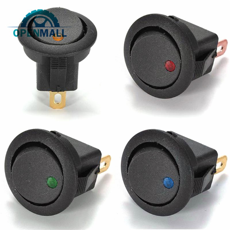 Công tắc bật/ tắt cho đèn LED xe hơi tàu thuyền 12V 3 chấu