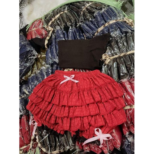 Quần ren tầng cao cấp đính nơ ( kèm ảnh thật)