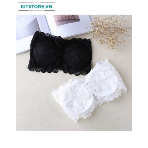 Áo lót cúp ngực ren - Áo bra ren quây cài khuy sau có đệm ngực 113