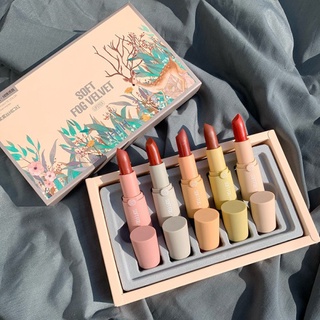 Set 5 thỏi son Soft Fog VelVet