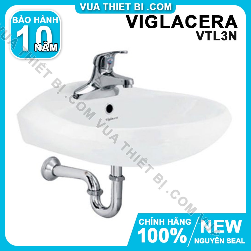 Chậu rửa mặt lavabo VTL3N Viglacera treo tường