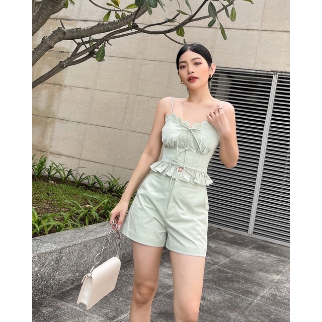 Quần short trơn phối set , Peace House Clothing