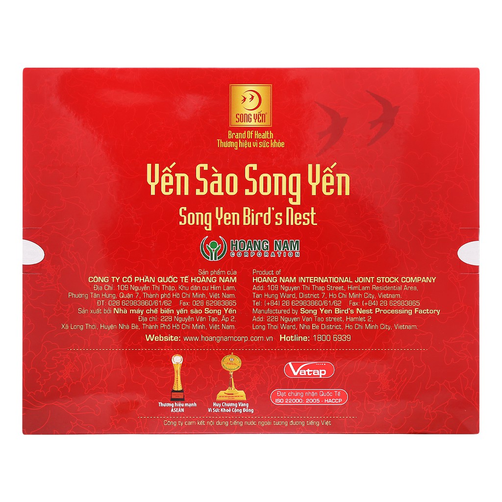 [SIÊU SALE] COMBO 5 HỘP SONG YẾN - Nước yến nguyên chất 13% tổ yến cao cấp (30 lọ)