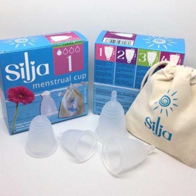 Cốc nguyệt san Silja - của Đức (Kèm túi vải. Tặng thêm cốc tiệt trùng, 10 viên tiệt trùng)