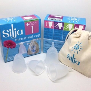 Cốc nguyệt san Silja - của Đức (Kèm túi vải. Tặng thêm cốc tiệt trùng, 10 viên tiệt trùng)