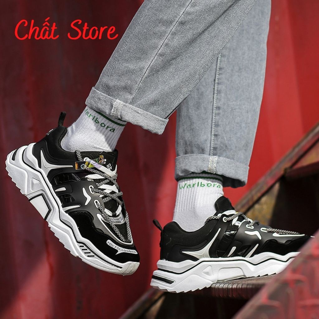 Giày Thể Thao Nam RẺ NHÂT SHOPEE Tăng Chiều Cao 5cm - 6cm, sneaker nam full black, Cao cấp siêu hot, siêu rẻ