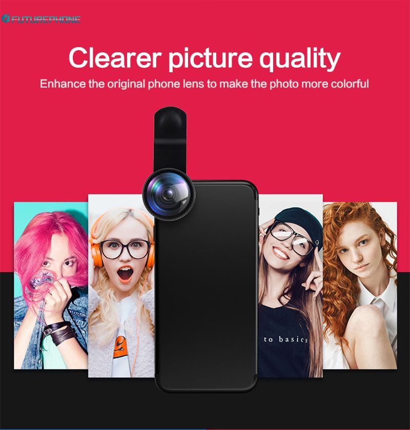 IPHONE XIAOMI HUAWEI LENOVO Bộ Lens Mắt Cá 3 Trong 1 Cho Điện Thoại Thông Minh & Máy Tính Bảng 3 Trong 1