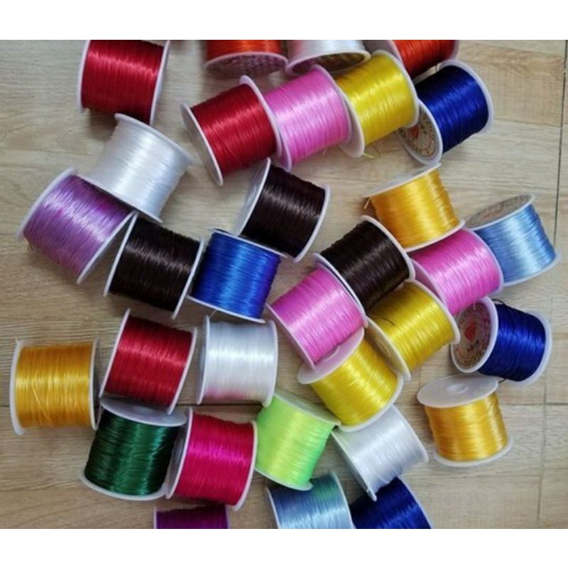 5mét Dây đỏ/dây thun các loại xỏ vòng DIY