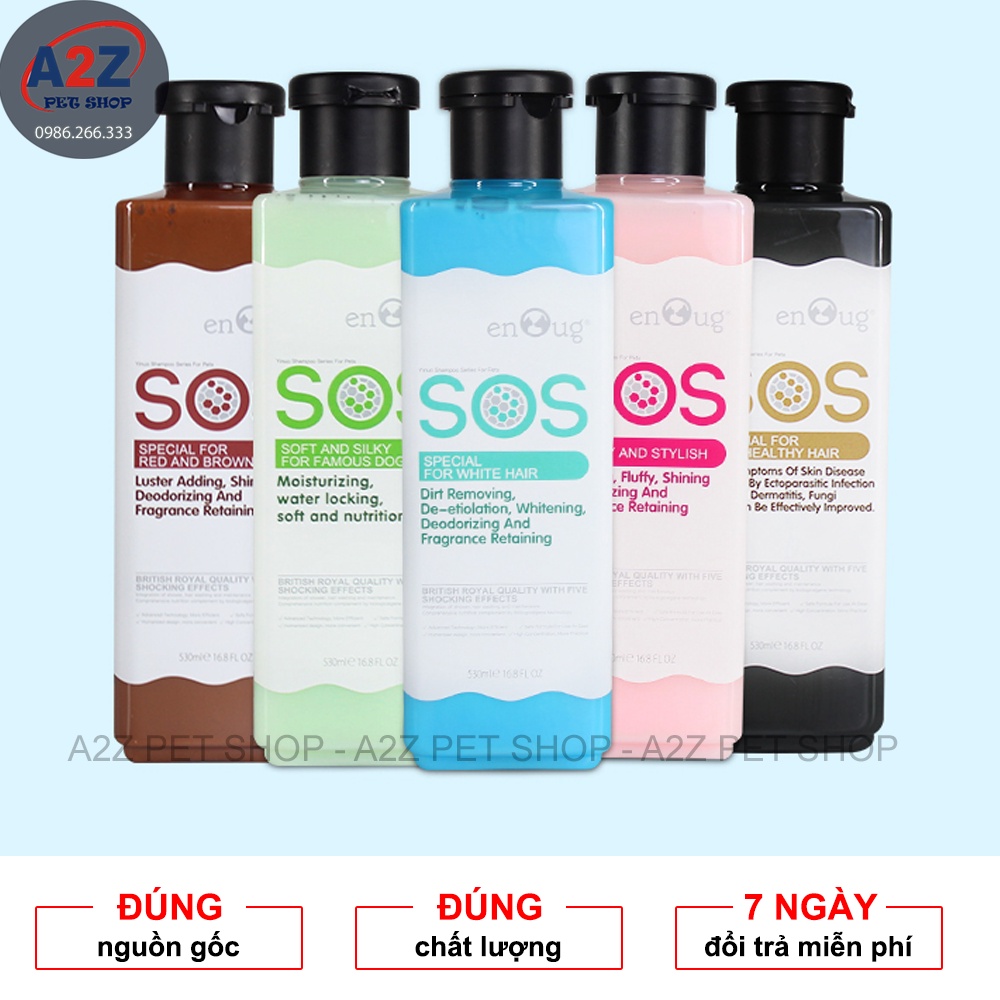 Sữa Tắm Cho Chó Mèo, Sữa Tắm SOS, Chai 530ml