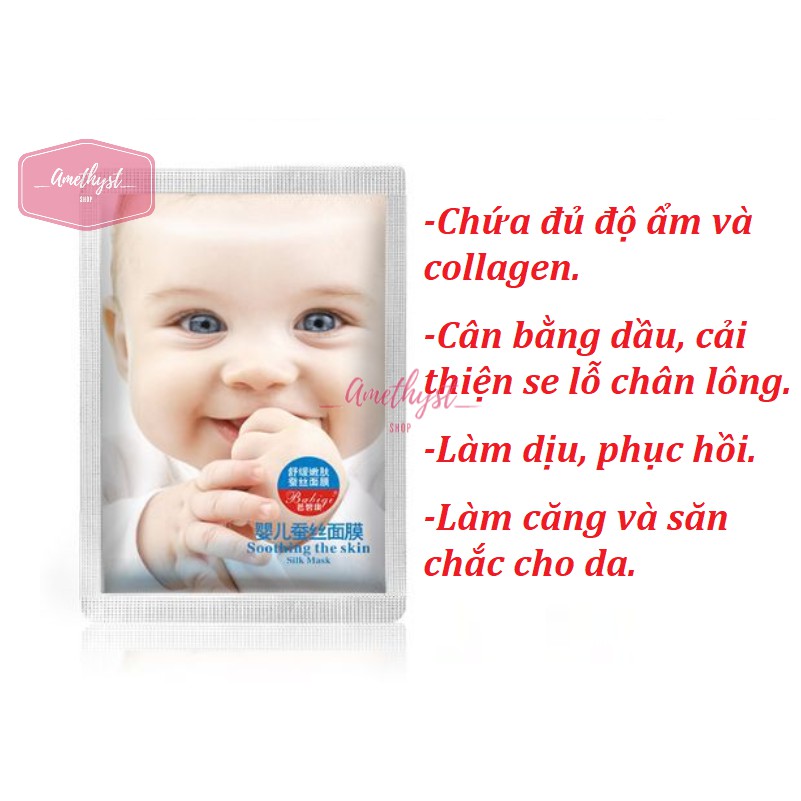 COMBO 20 Miếng Mặt Nạ Dưỡng Da Babiqi Moisturizing Baby Skin Mask