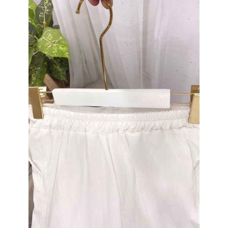 Sét Quần Xuông Trắng Mix Áo Yếm | BigBuy360 - bigbuy360.vn