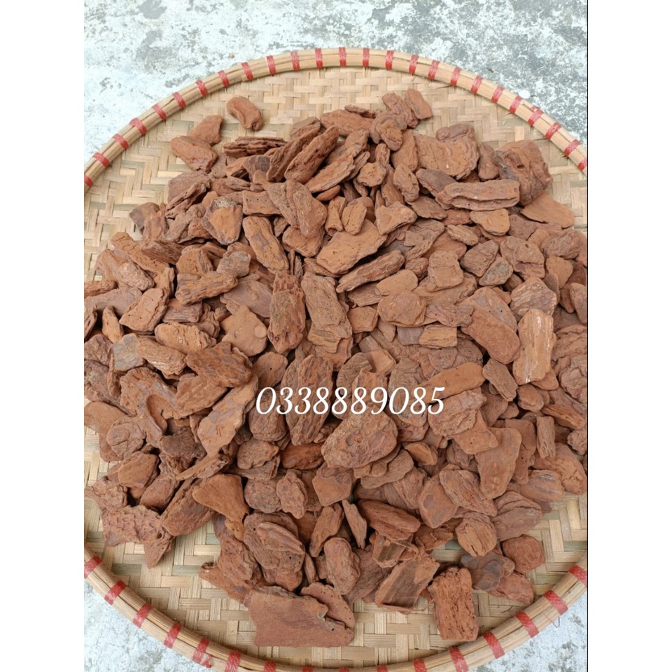 1 kg Vỏ thông trồng lan đã qua sử lý mài cạnh - size 3-4cm - ẢNH THẬT