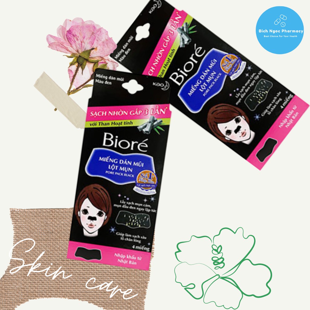 Miếng Dán Mũi Lột Mụn Biore Pore dành cho nữ