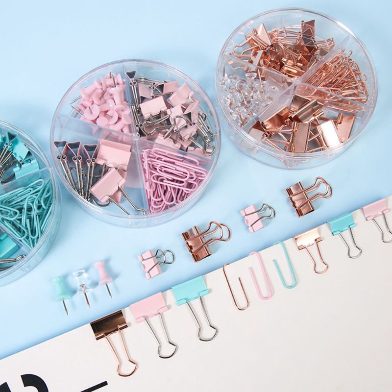 Set 72 Kẹp Đa Năng Bằng Kim Loại