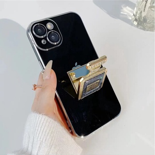 Ốp Điện Thoại Tráng Gương 6D Cho OPPO A16K A55 4G A83 A95 4G A74 4G F19 F19S RENO 4 RENO 5 5K PRO RENO 6 6Z RENO 7 Realme 5 Realme 8 PRO Giá Đỡ