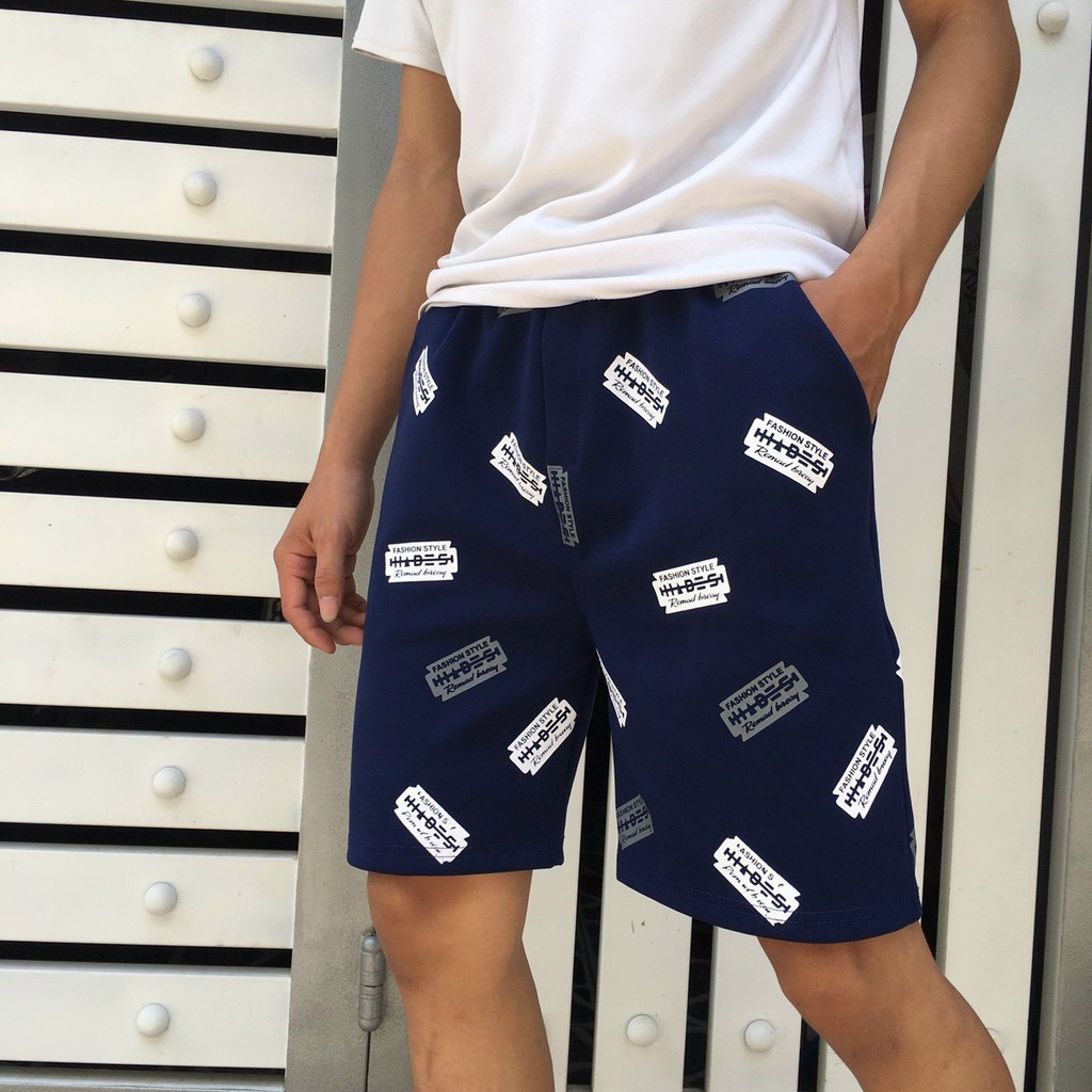 Quần short unisex chất vải poly co giãn (luoilam)